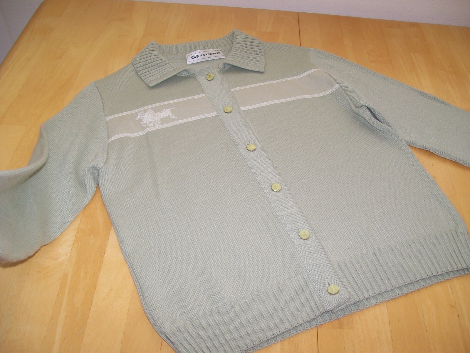 True Vintage 1970’s HUCKE 3 Piece Skirt Top & Sweater Set Women’s Small or 6