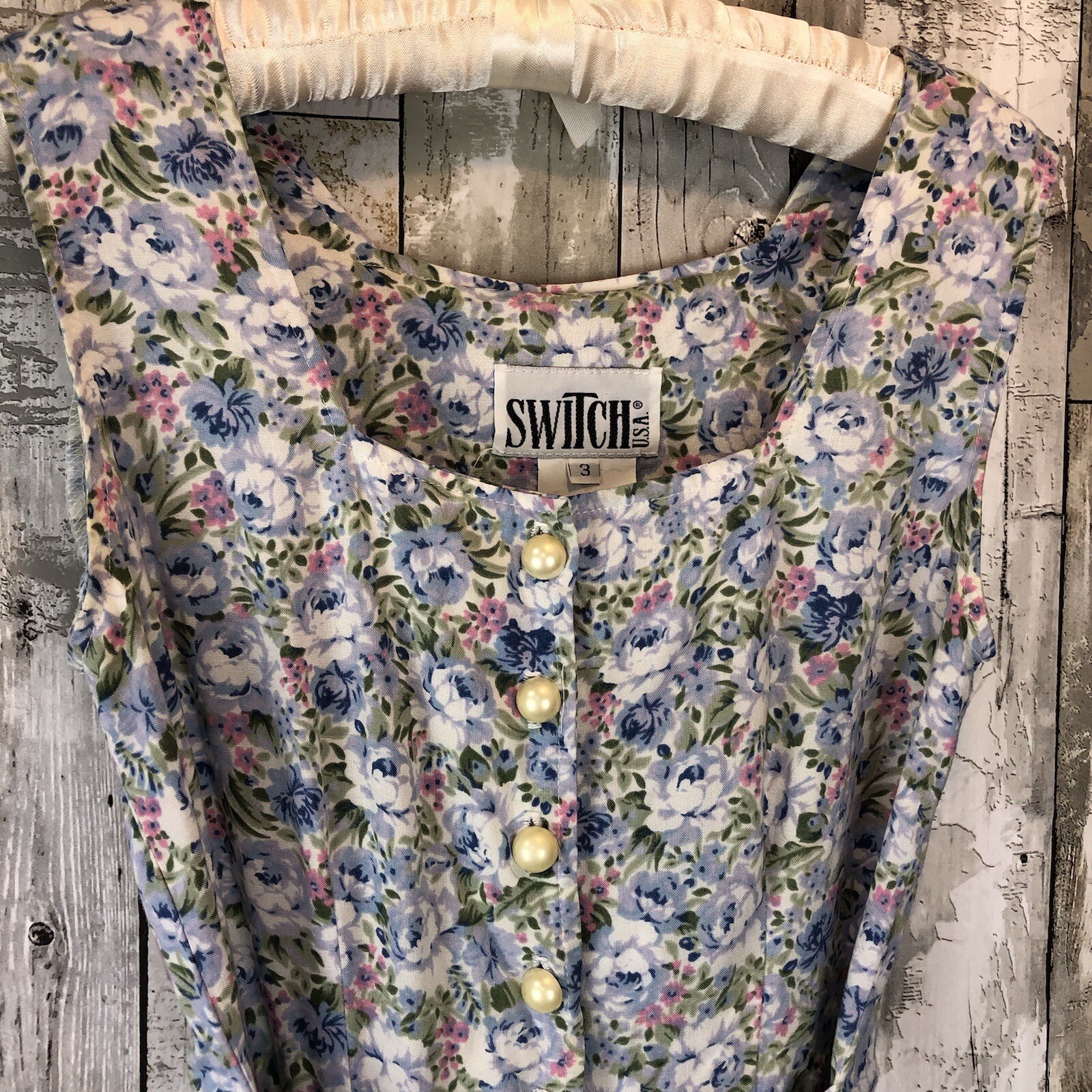 1980 womens skort romper Switch USA sz 3 vintage