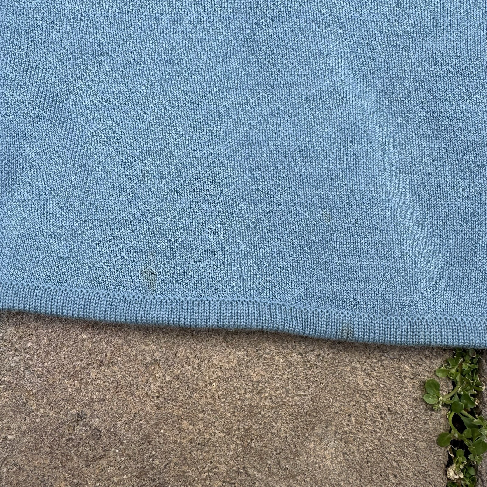 Vintage Francesca for Damon Blue Wool Sweater Bonwit Teller Made in Italy Size M