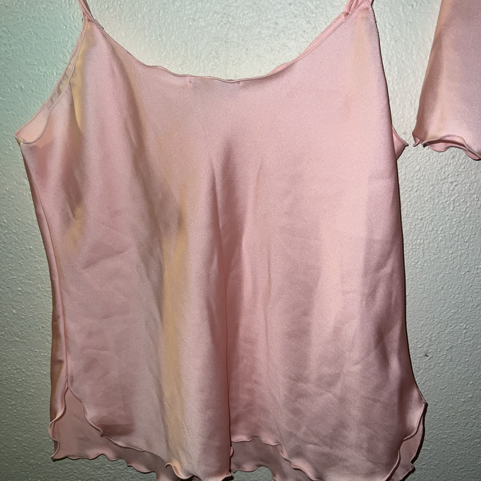 Vtg Miss Elaine Said Fifth Avenue Pink Sleep Wear 2pc Small USA Union Made