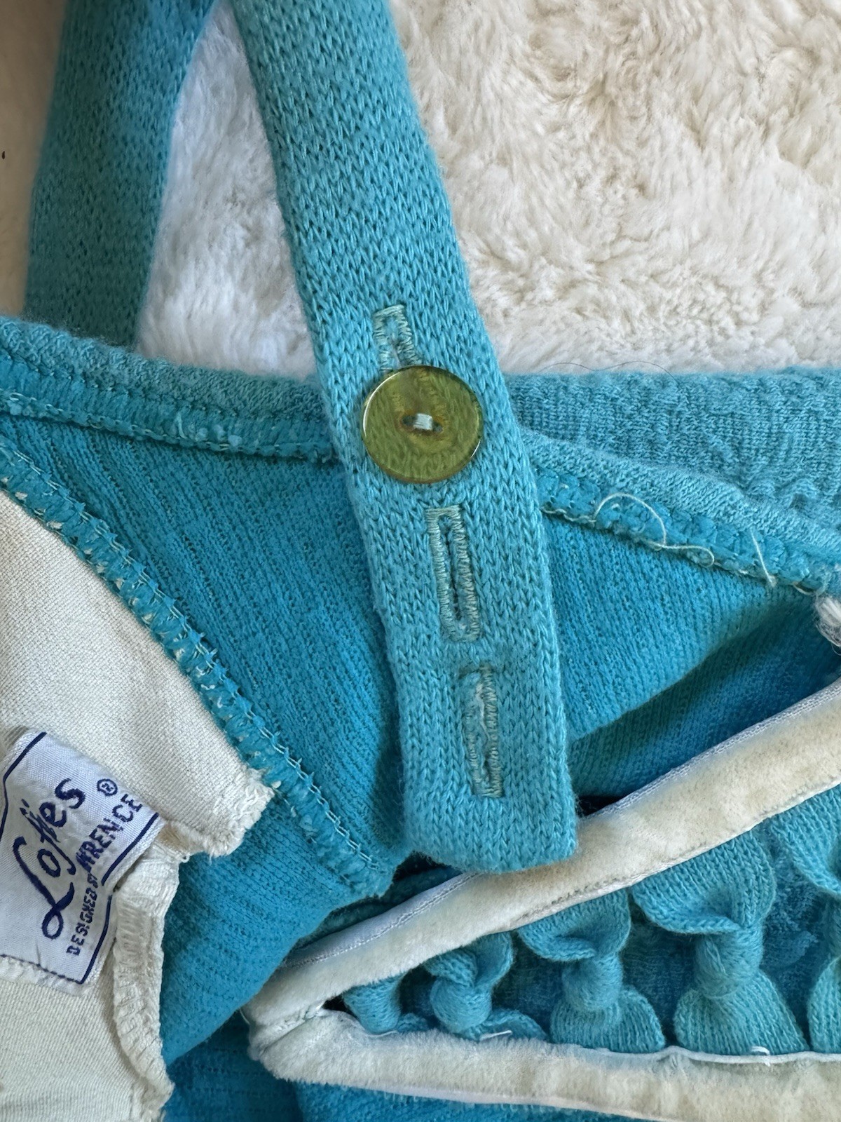 1950s Vintage Lofties By Lawrence One Piece Swimsuit XS
