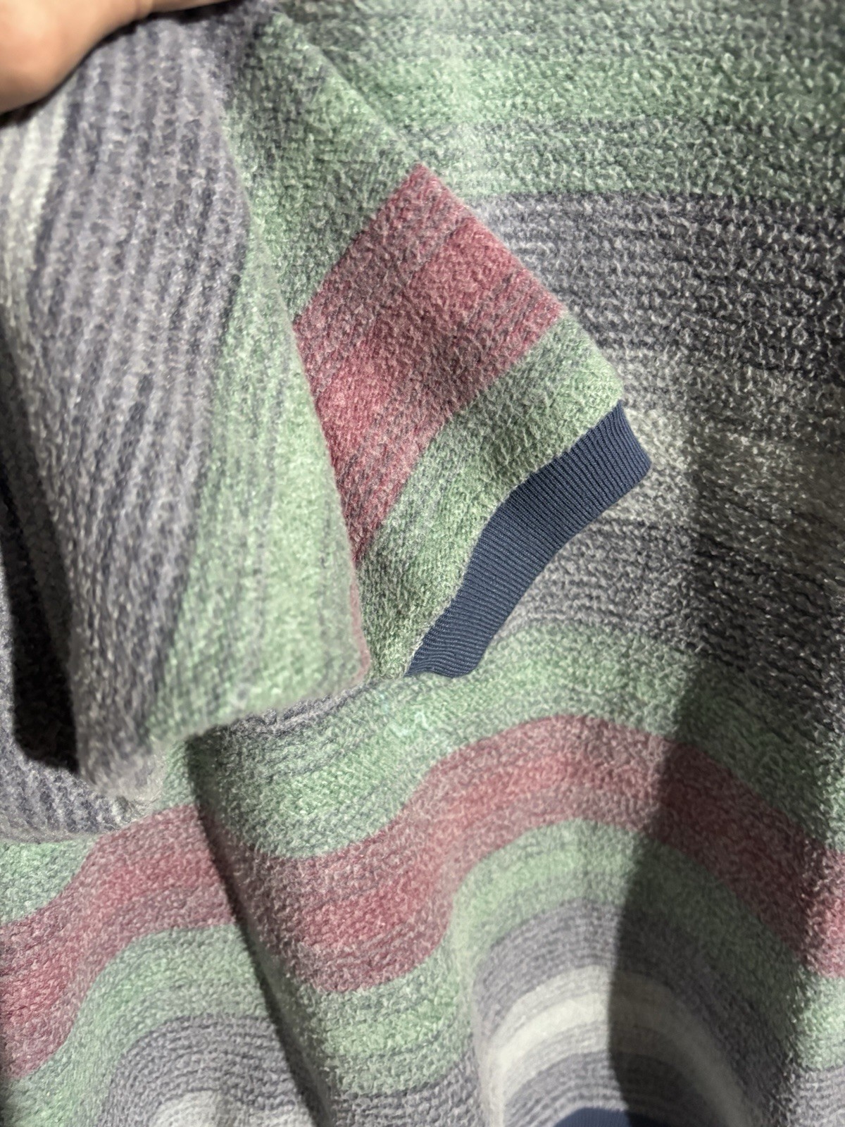 Vintage Paris Sport Club Sz XL Cotton Striped Sweater Road Rags Jeans Korea