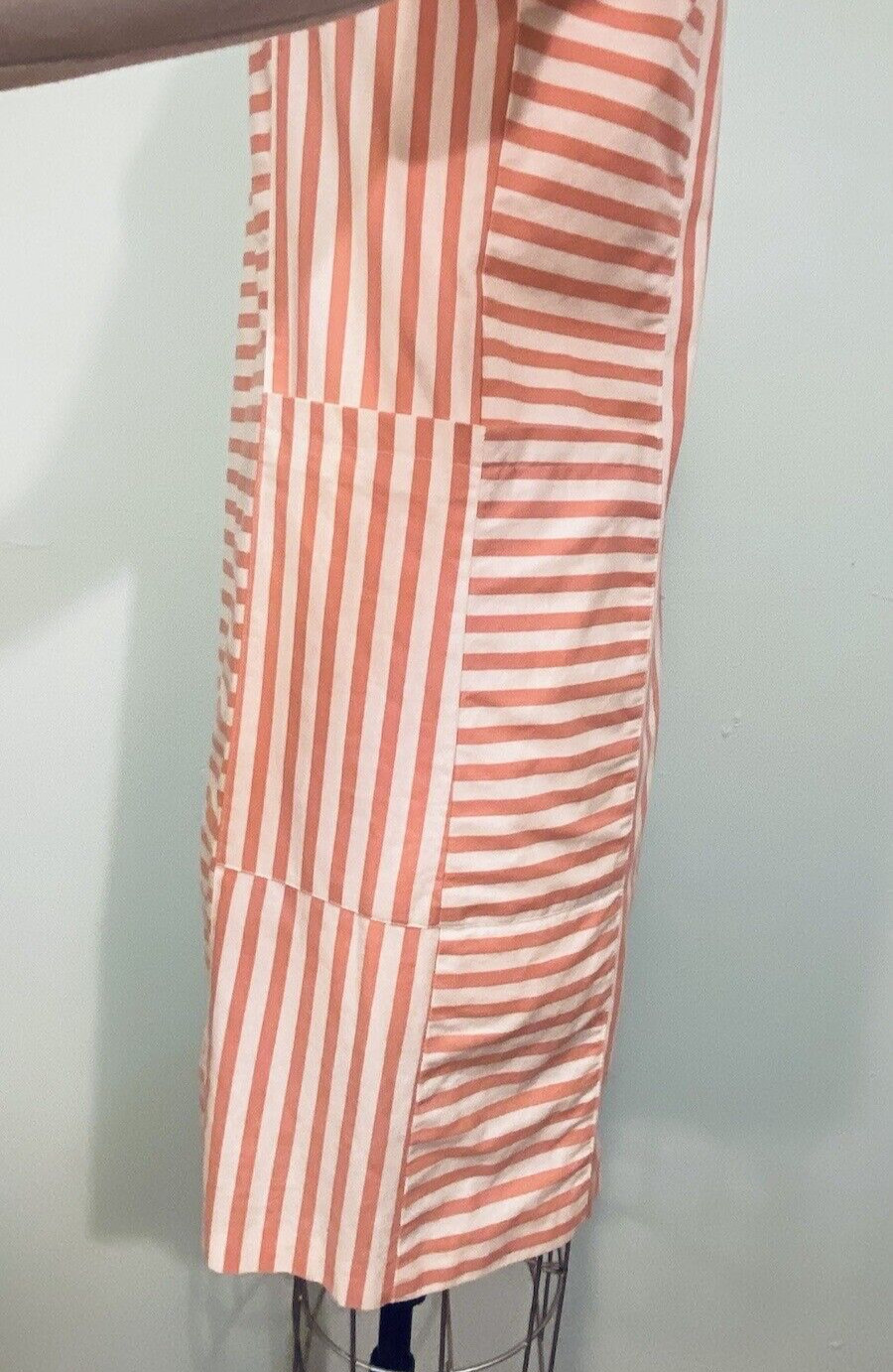 VTG 80s We3Ltd Casual Cotton Tunic Dress in Pink and White stripes