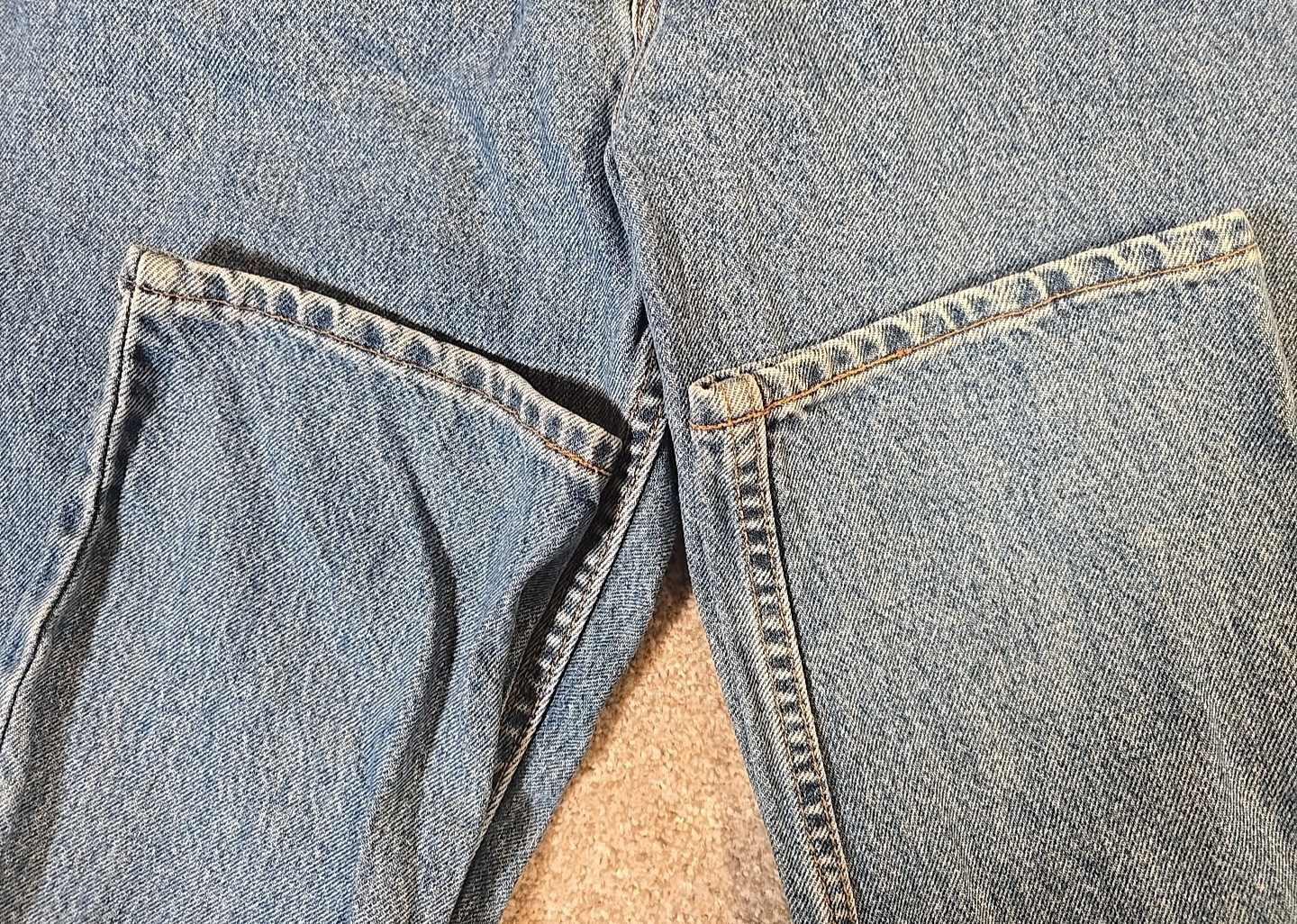 Levi’s 962 Vintage Loose Fit Straight Med Wash Orange Tag USA Made Juniors 11 M