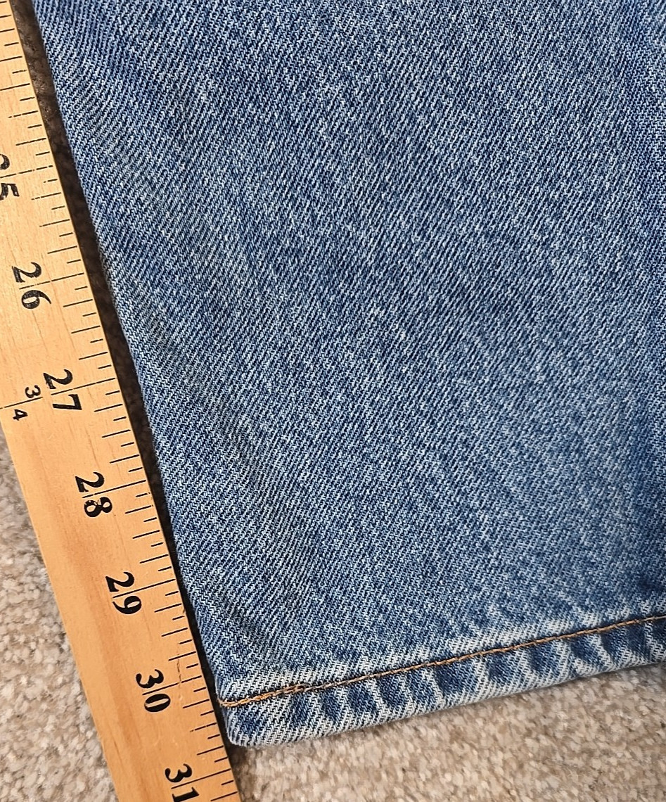 Levi’s 962 Vintage Loose Fit Straight Med Wash Orange Tag USA Made Juniors 11 M