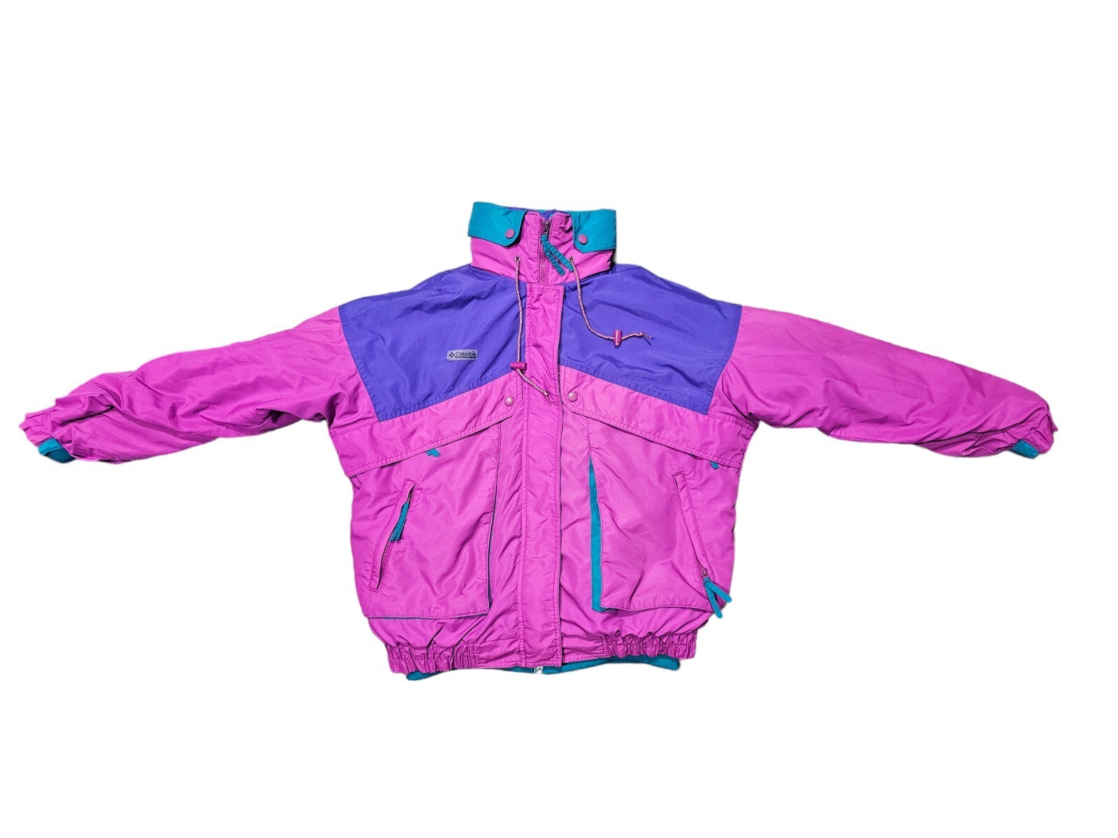Vintage 90s Columbia China Bowl women’s 3 in 1 Ski jacket full zip front size L