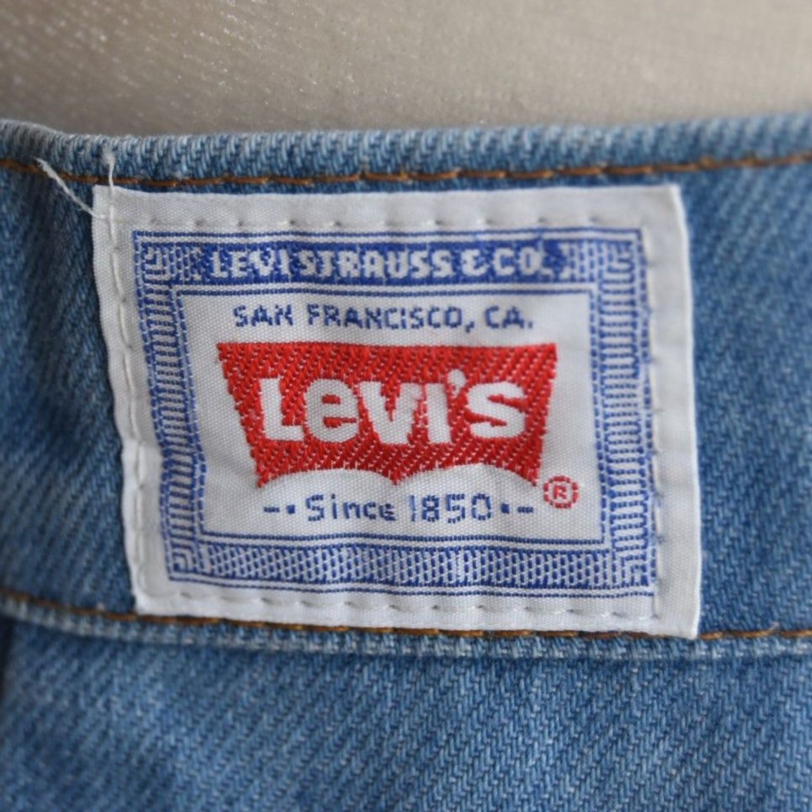 Vintage 70s Levi’s Orange Tab Wide Leg Cargo Jeans High Rise 32×27.5 USA