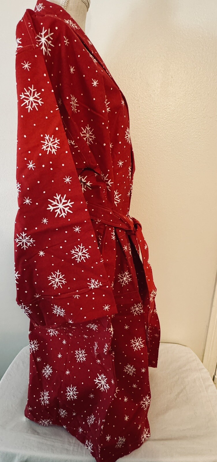 VTG 80’s Christmas The Company Store Pajama Robe Size Large Women