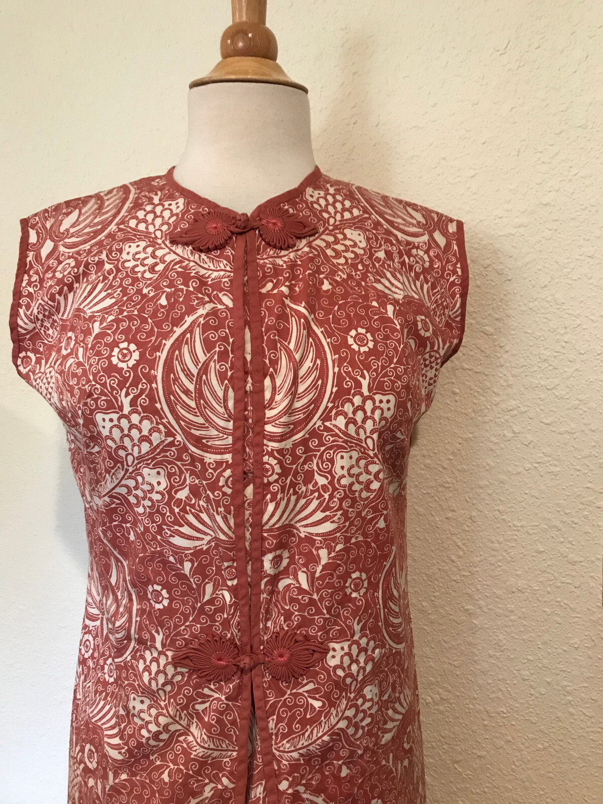 SALE $25.00 VTG 50s60s Novelty Dress Metal Zip Nursing Dress Bust 36″ Waist 34″