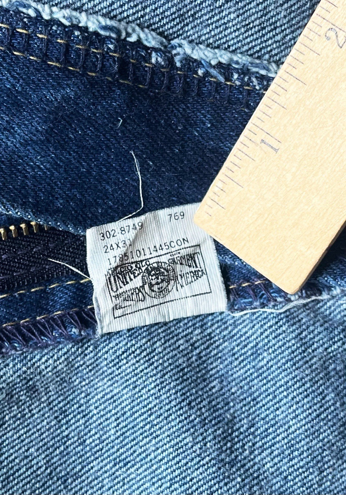EUC! VTG 70-80s Lee Riders Jeans Talon 42 Zipper Women Size 3 24×31 🇺🇸USA Made