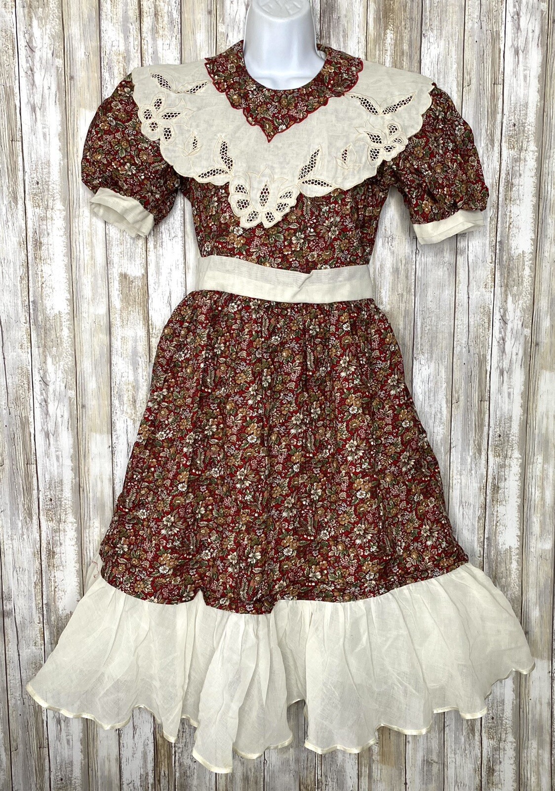 Vtg Narci Imports Inc Floral Beautiful Dress Size 16