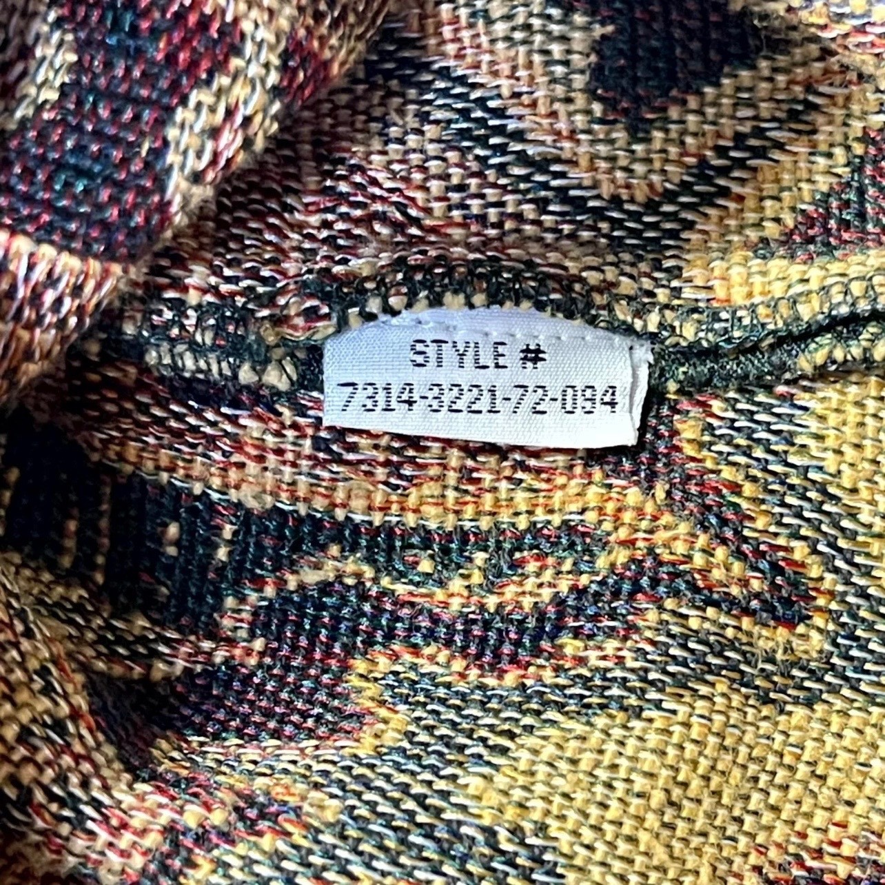 Stonebridge Tapestry Jacket Womens XL Button Boho Cotton Blend Multi Geometric