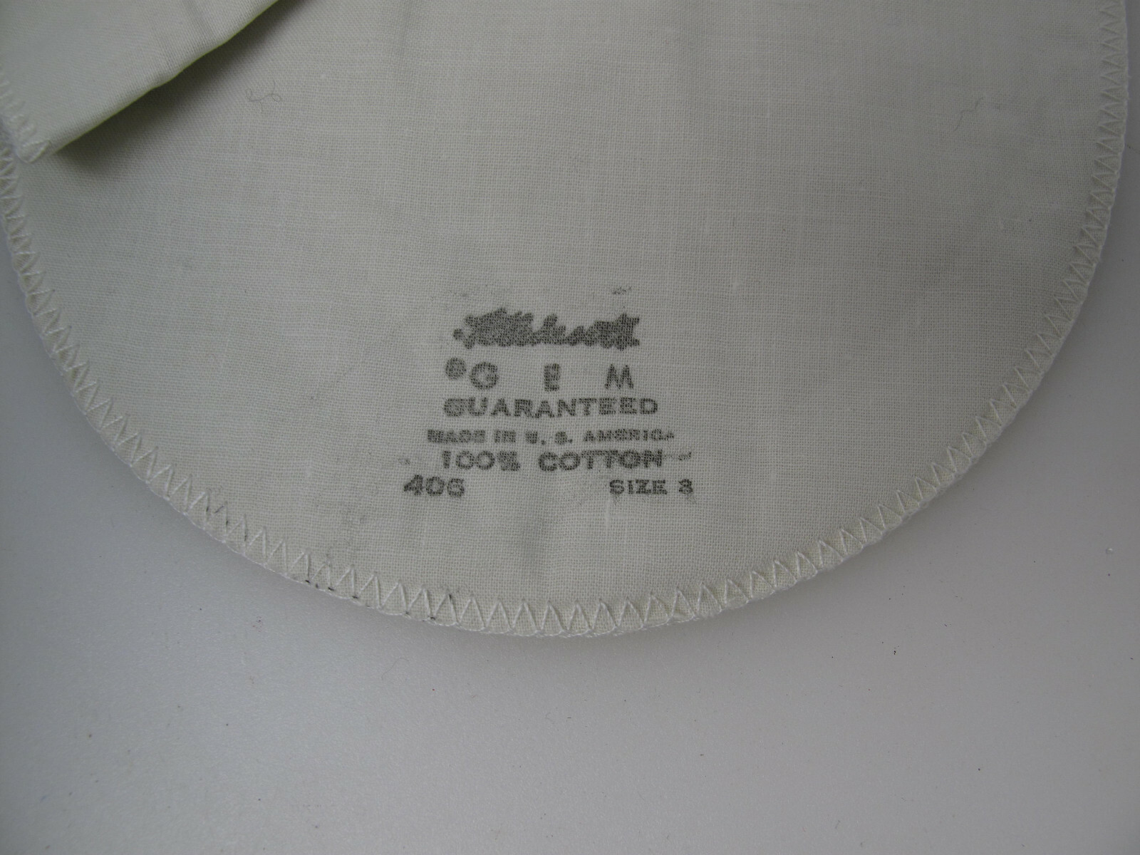 Vintage New #406 2 pr Kleinert’s Sew-In Dress Shields Black /White Cotton Size 3