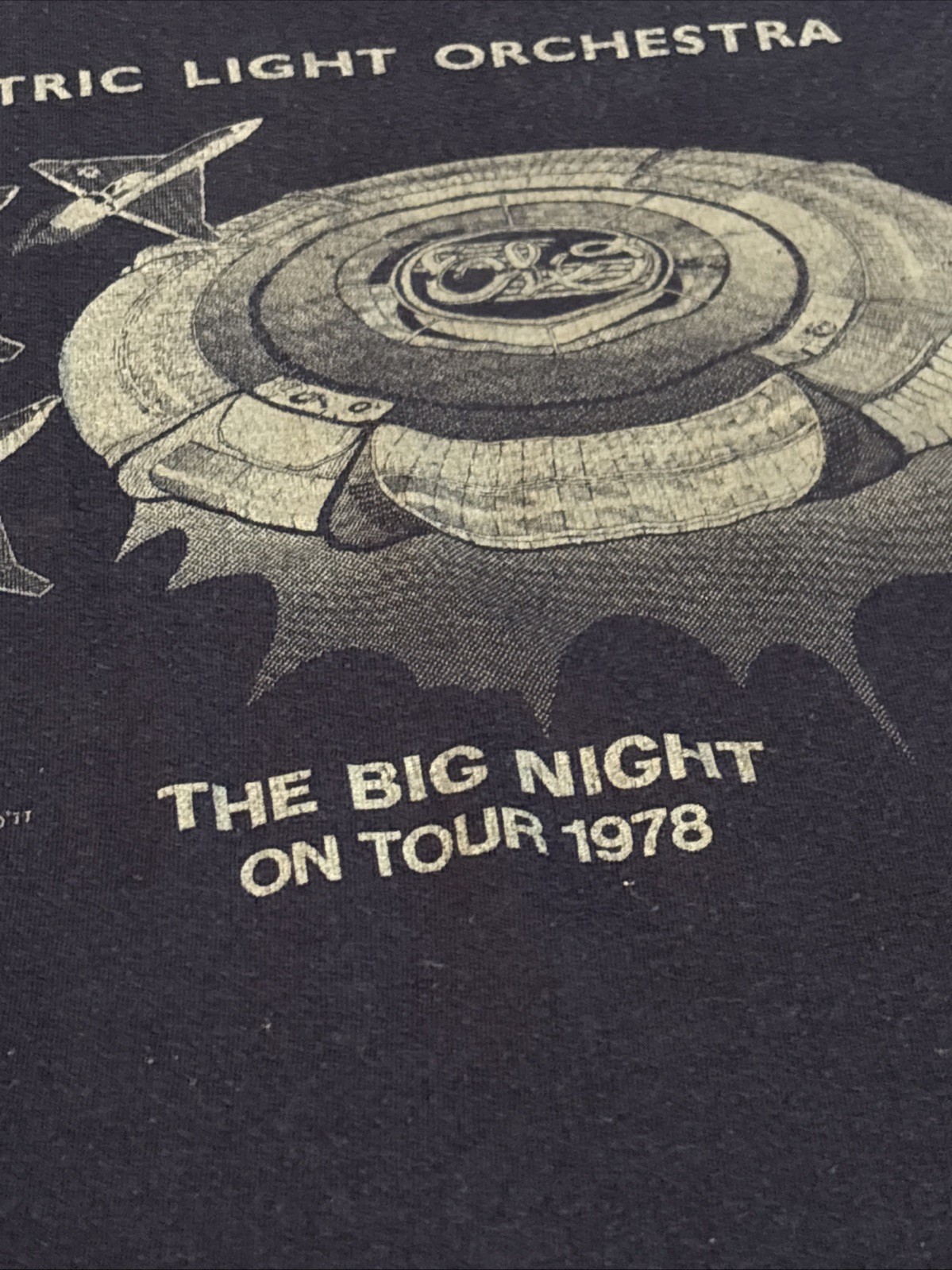 VTG 1978 ELO Electric Light Orchestra The Big Night Tour Shirt SZ M Made USA