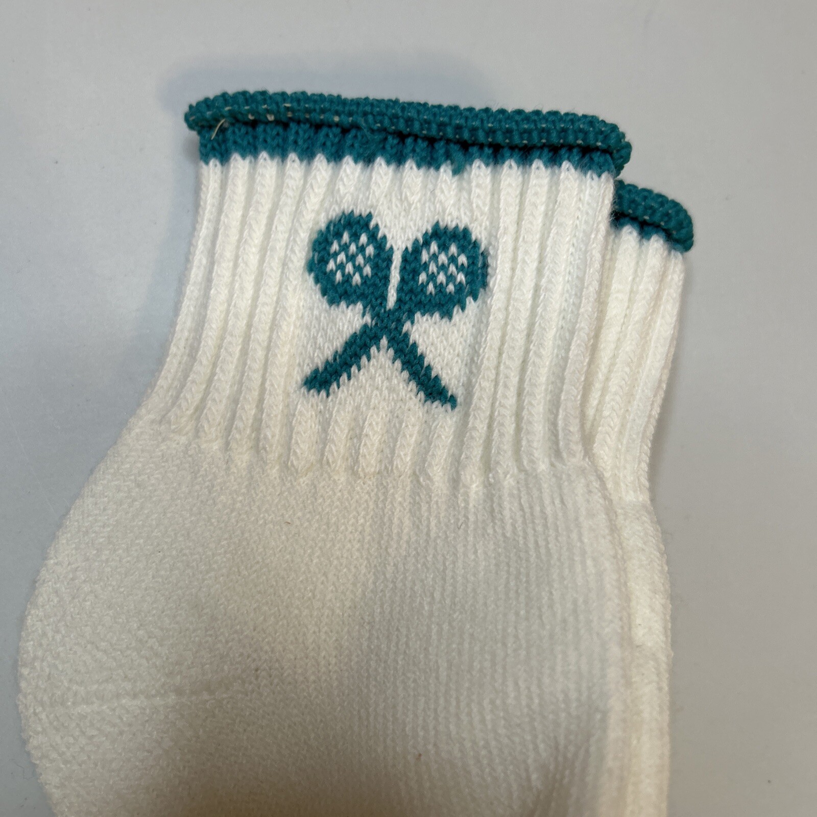 VTG 3 Pack Socks Sears 80s 9-11 Ankle Tennis Orlon Acrylic Nylon Womens NOS 90s.