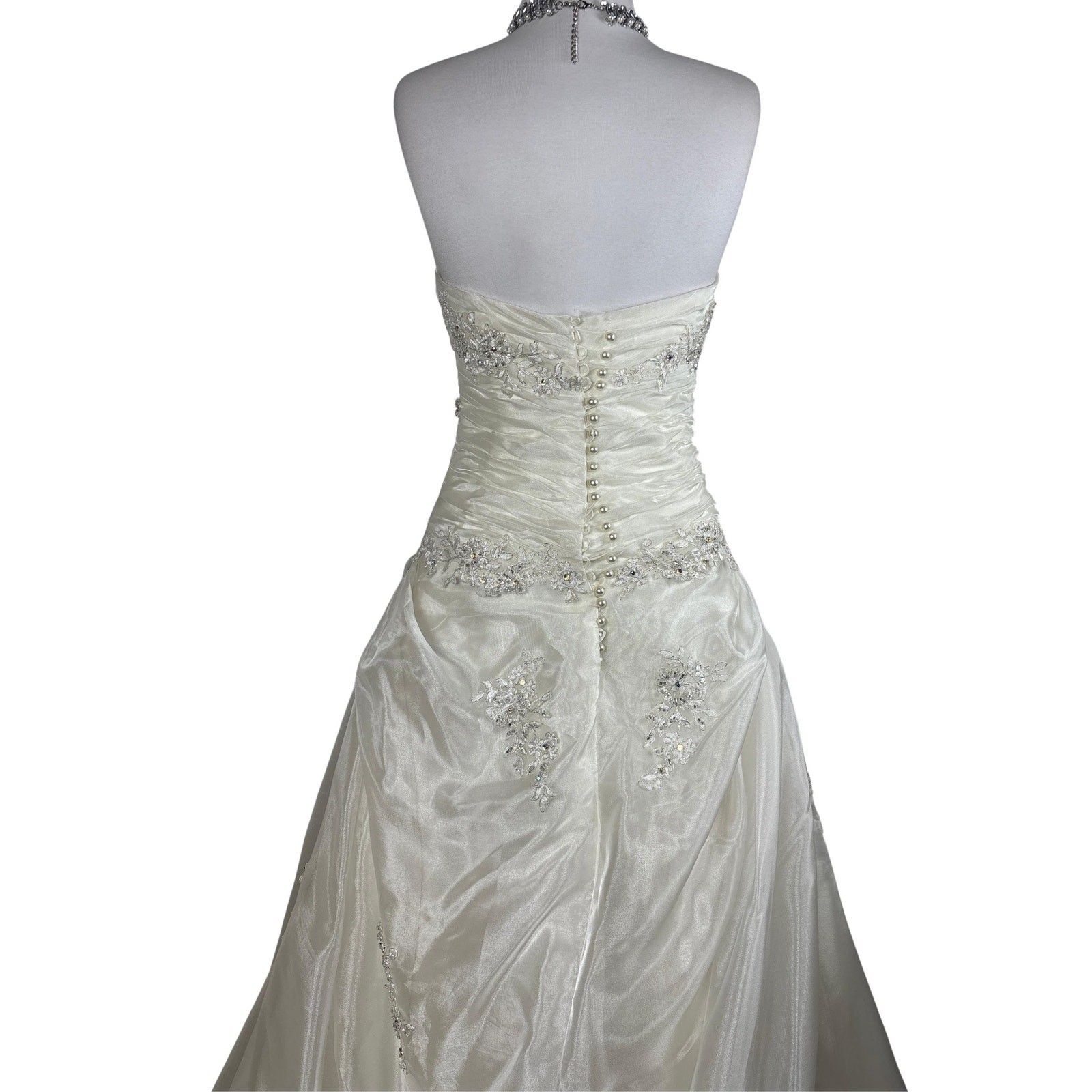 Vintage Ivory Ball Gown Wedding Dress Fairytale Bride Dress