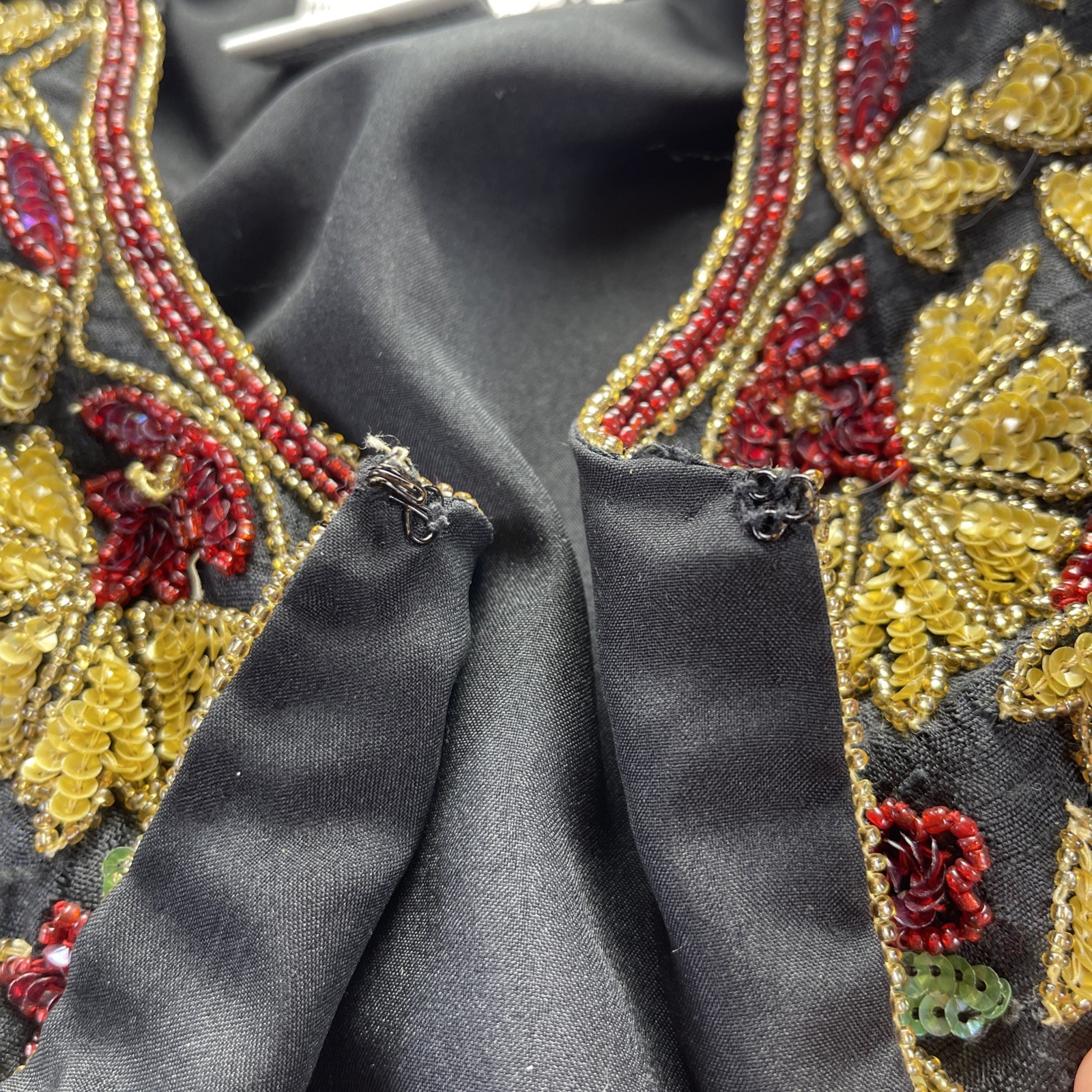 ADRIANNA PAPELL EVENING VINTAGE 1994 MULTI BEADED SEQUINS Jacket MEDIUM GORGEOUS