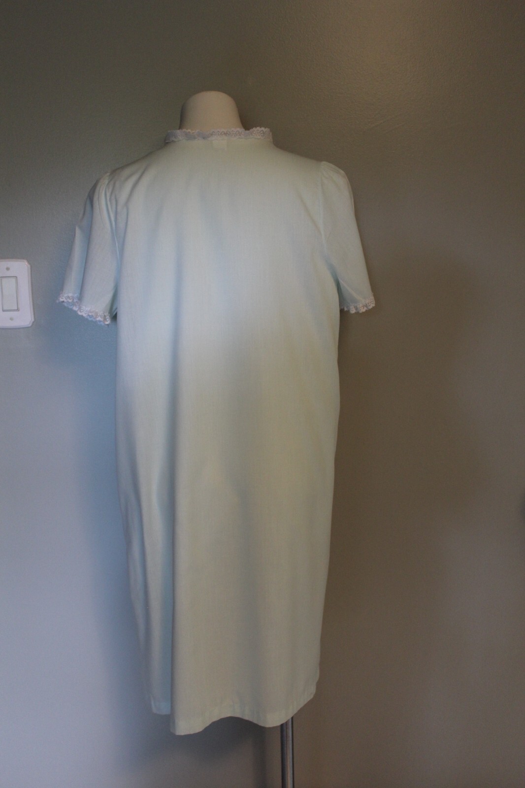 Vintage Sears Light Mint Green Peignoir Set size Medium