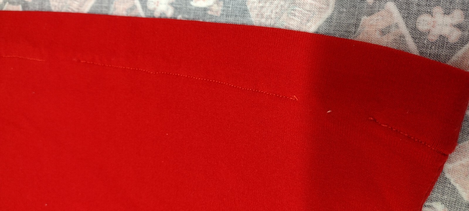 RED Top Mock Turtleneck S Short Sleeve Evening Wear Christmas 1960s Mod