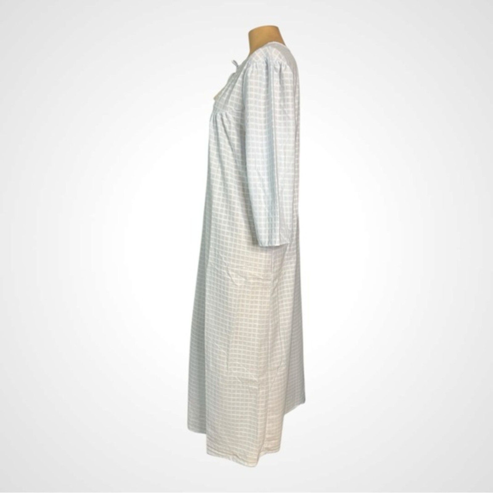 Vintage Spotlight USA Lace Trim Long Nightgown – Size Large