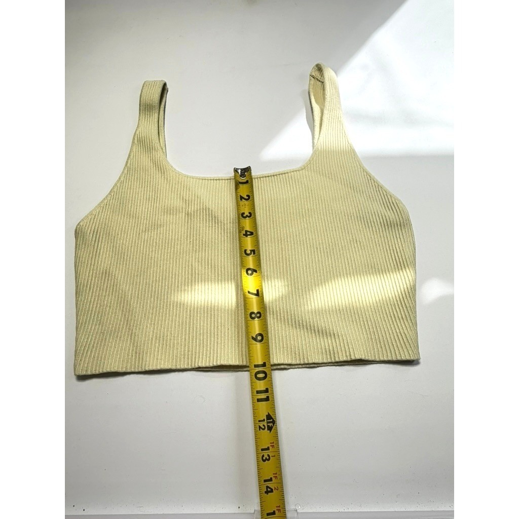House of Harlow 1960 Ribbed Cropped Tank Top Large Knit vintage inspired
