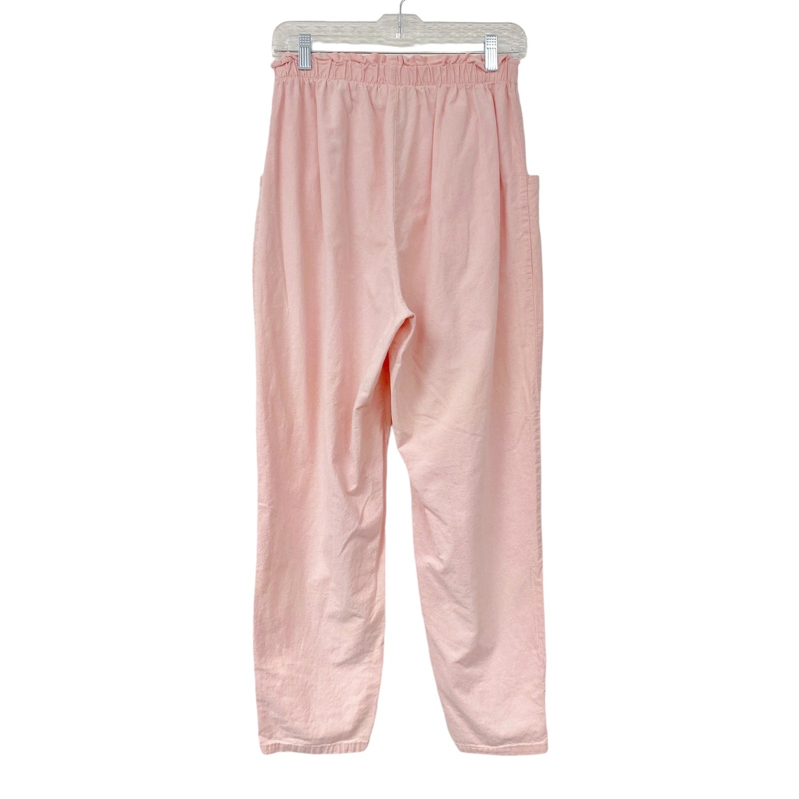 Vintage Cascade Blues Womens Size 12 Pink High Waist Paper Bag Pants