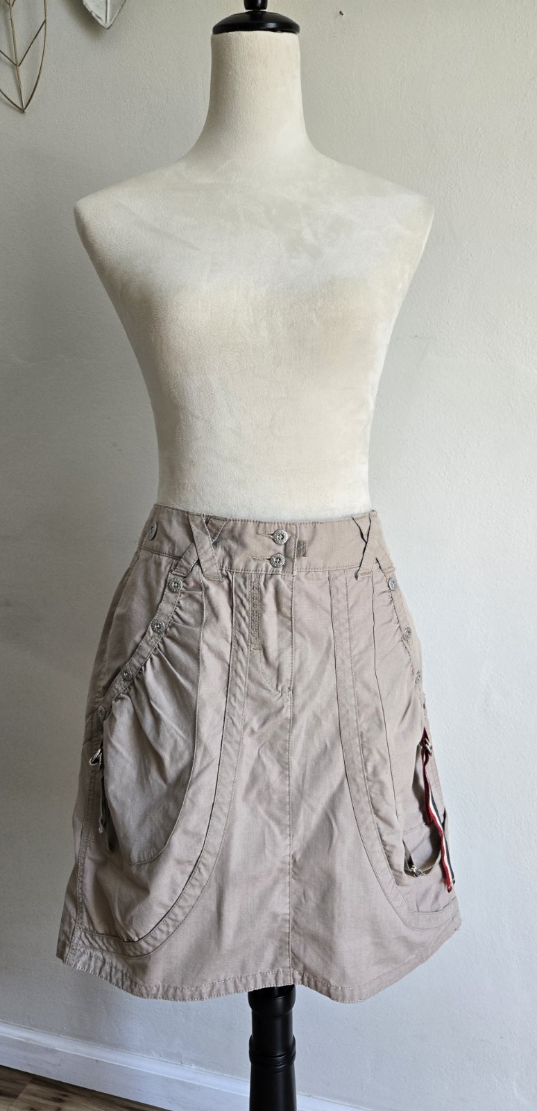 2000s Cargo Mini Skirt (M)