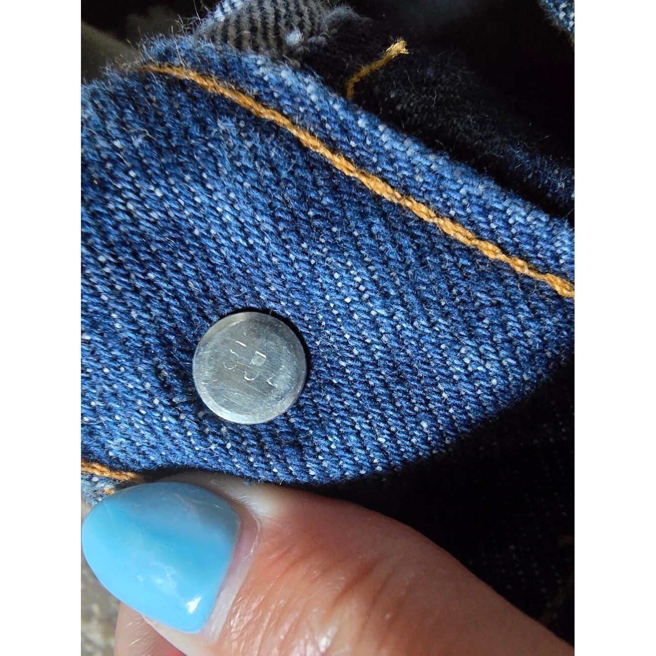 Vintage Womens Levi Strauss White Label Denim. Made In TX. Measured Size 6. Euc.