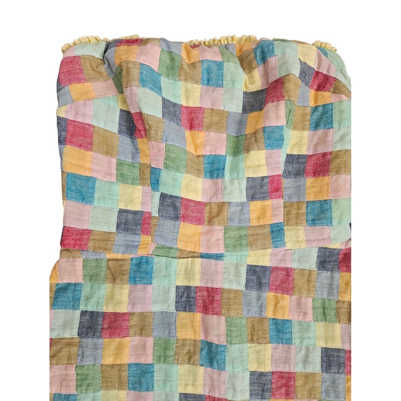 Corey Lynn Calter Vintage Patchwork Madres Strapless Dress Sz 2 Boho Cottagecore
