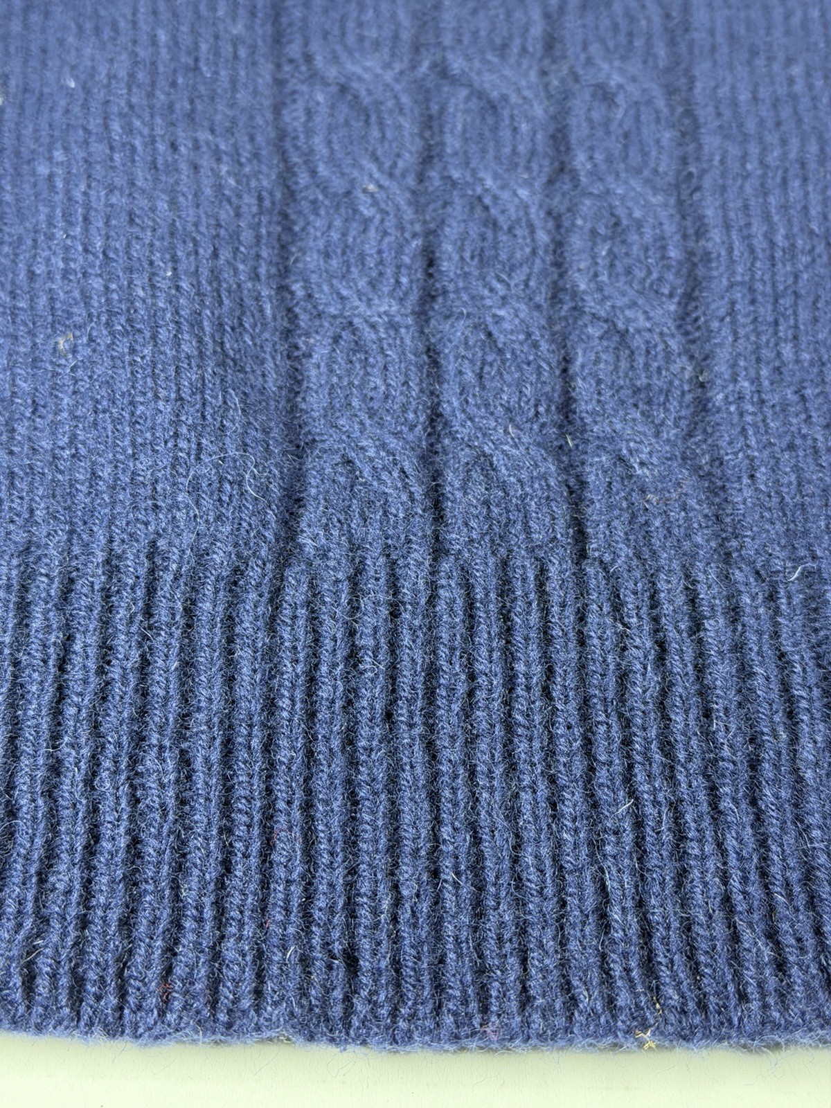 Vintage Picket and Post Sweater Vest Womens Size Medium 100% Wool Blue Made USA