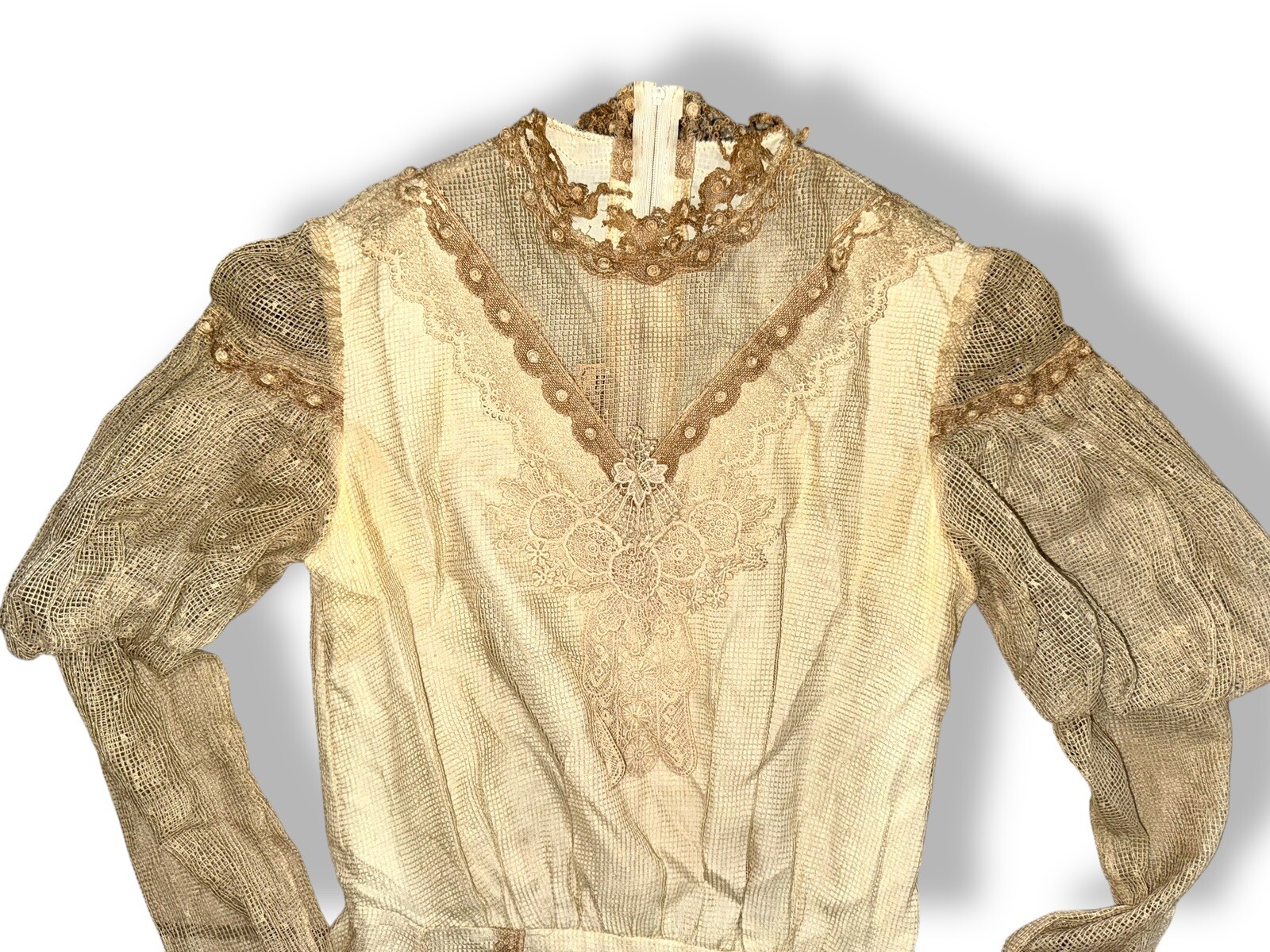 vintage COUNTRY ELEGANCE by Susan Lane Victorian Lace Dress size 10