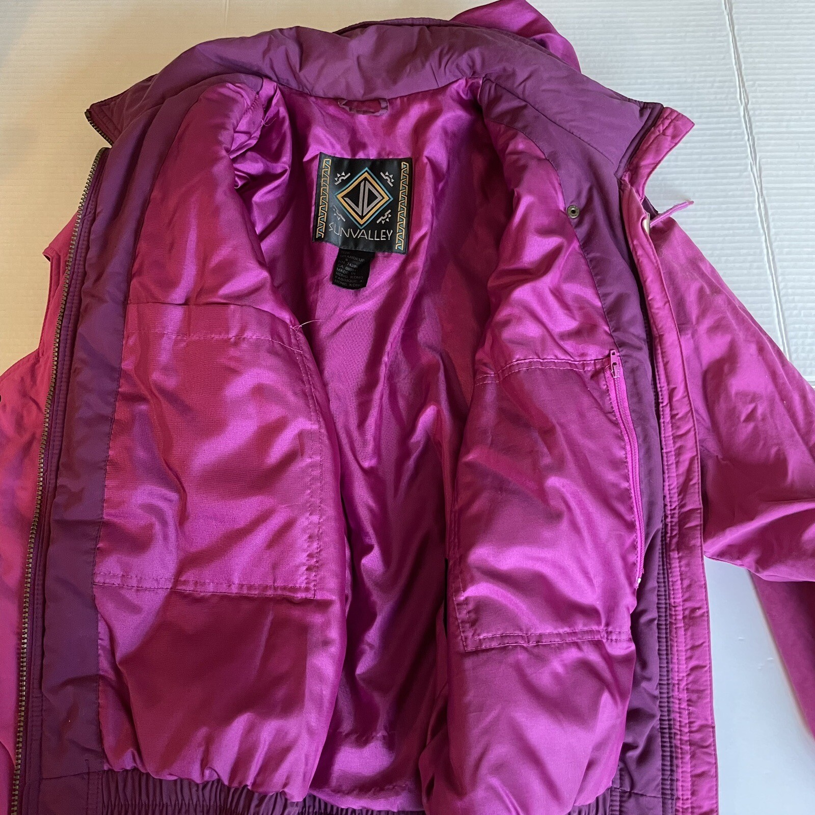 Vintage J D Sun Valley Ski Jacket Size 8 Awesome Colors Great Color Block