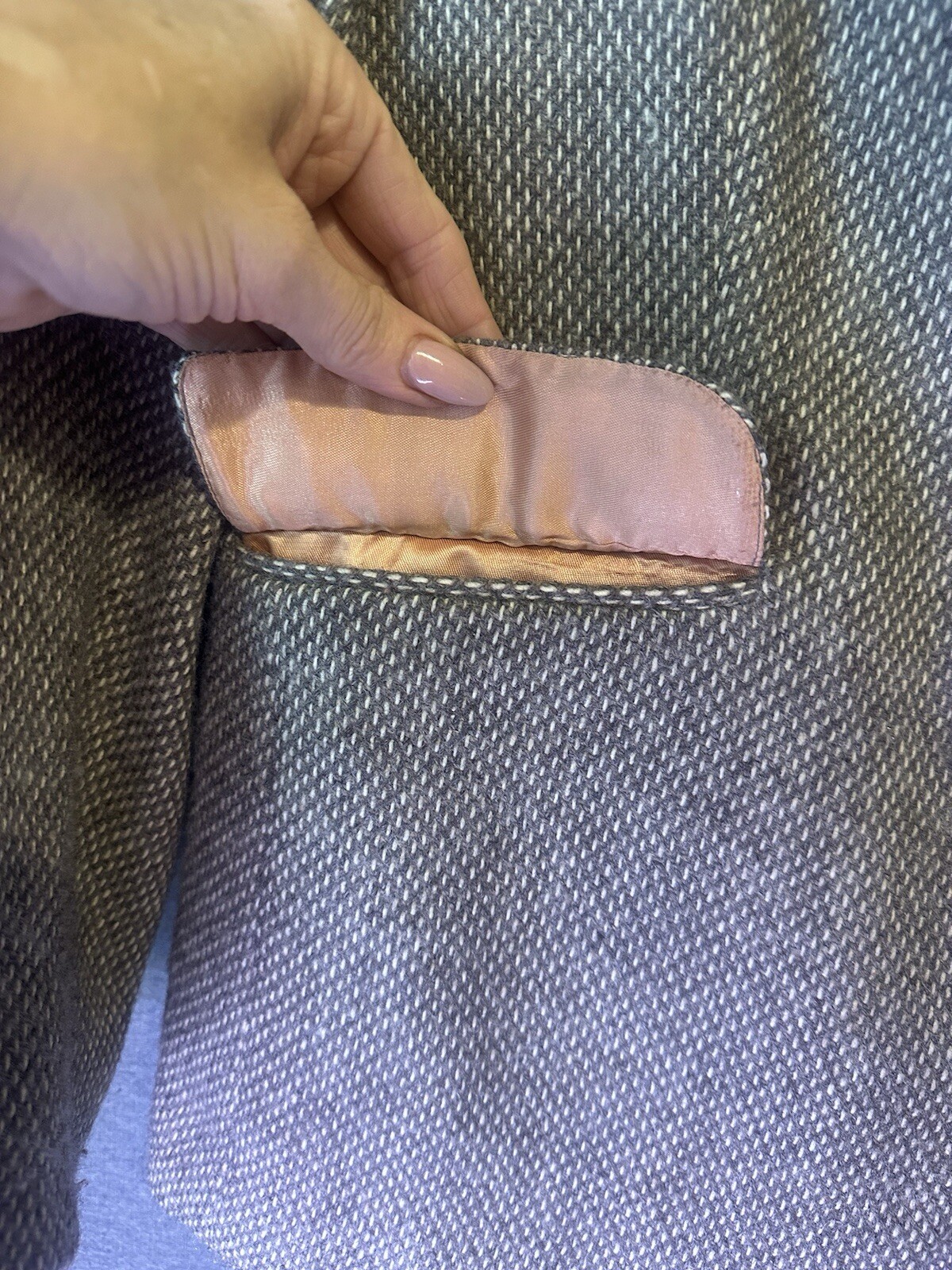 Women’s Wool Blazer | Grandpa Core | Tan Blend Sz 9 | Bloke Core | Virgin Wool