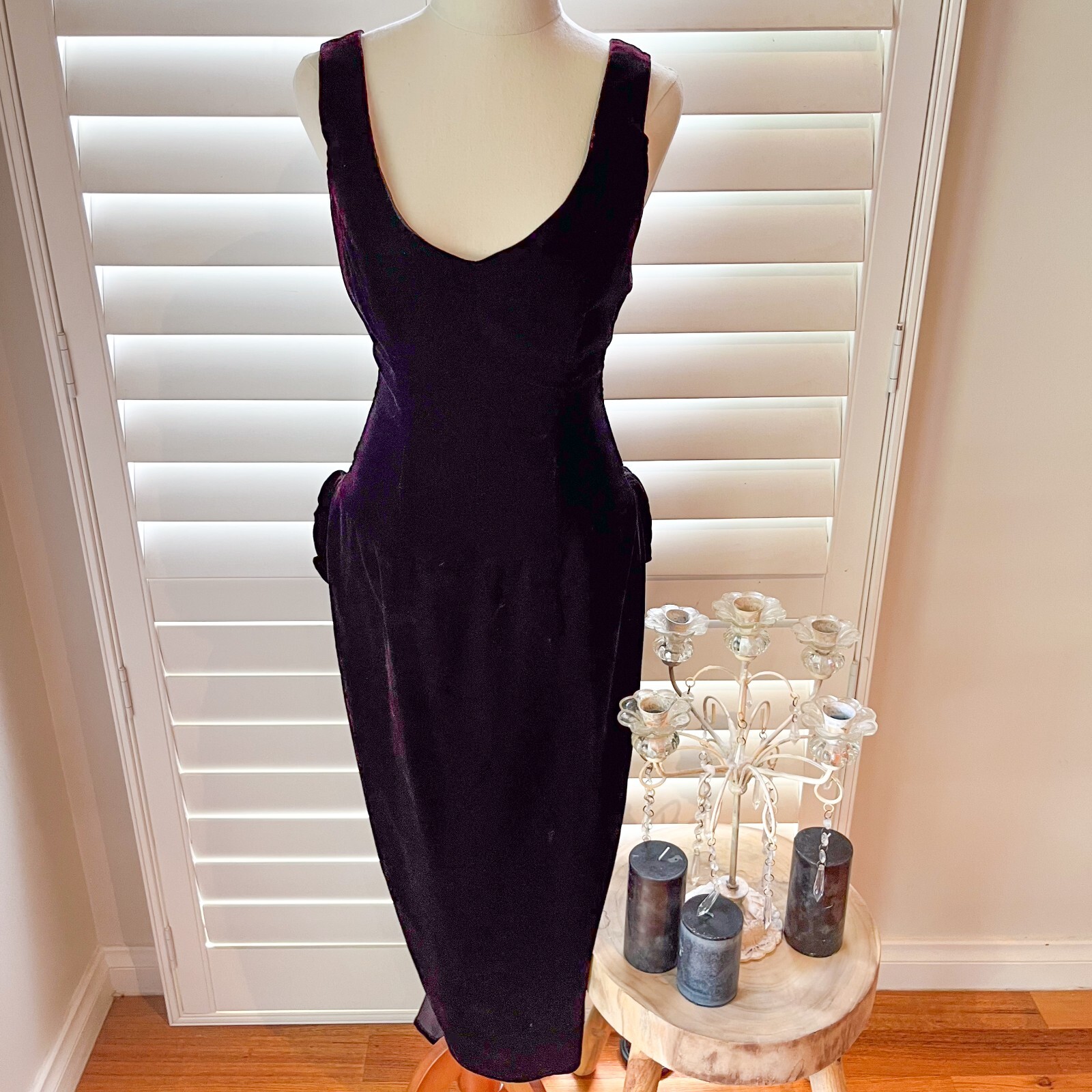 Vintage STUDIBAKER HAWK formal / wedding gothic dress gown – victorian inspired