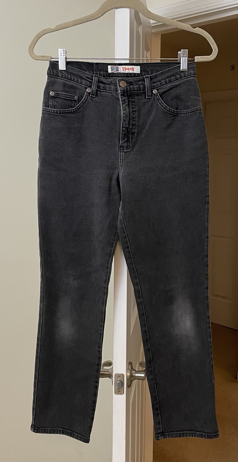 Faded Glory Denim Jeans Vintage y2k 90’s Black Retro Women’s 10P Petite Large