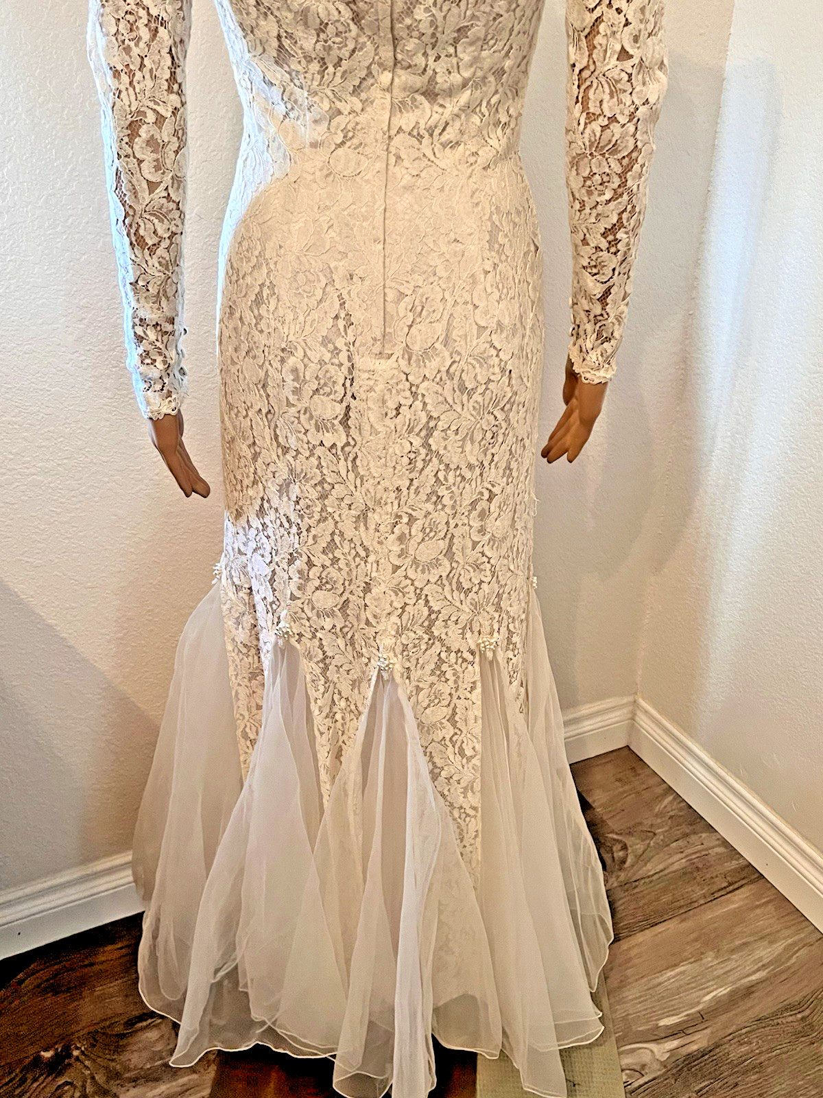 Gorgeous VTG 80s Susan Lane’s Country Elegance Cottagecore Lace Wedding Dress 6