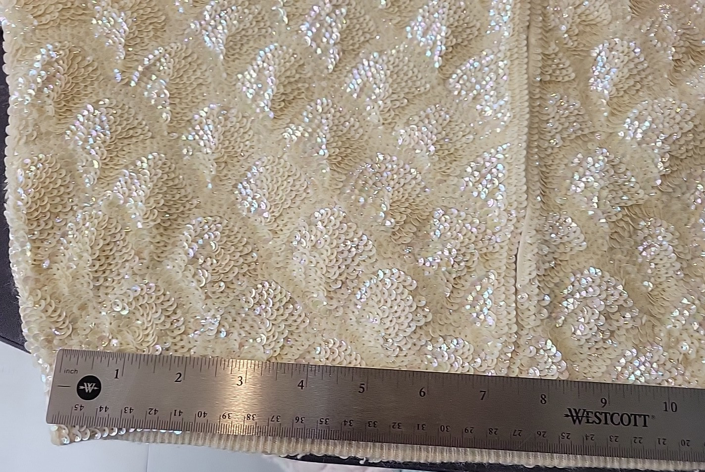 1960 Express Hong Kong Sequin Wool Cardigan Sweater Empress Hong Kong Rare VTG