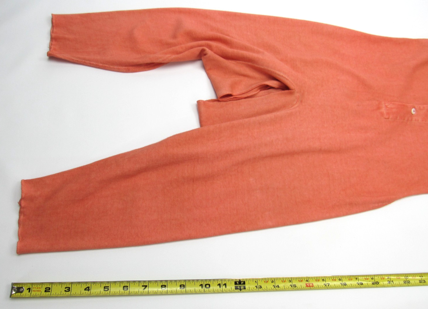 Vintage Union Suit Undergarment Pink Coral Antique One Piece Lot
