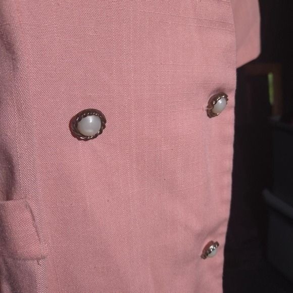 Vintage CB New York Midi Dress Light Pink Size 8p 1980s