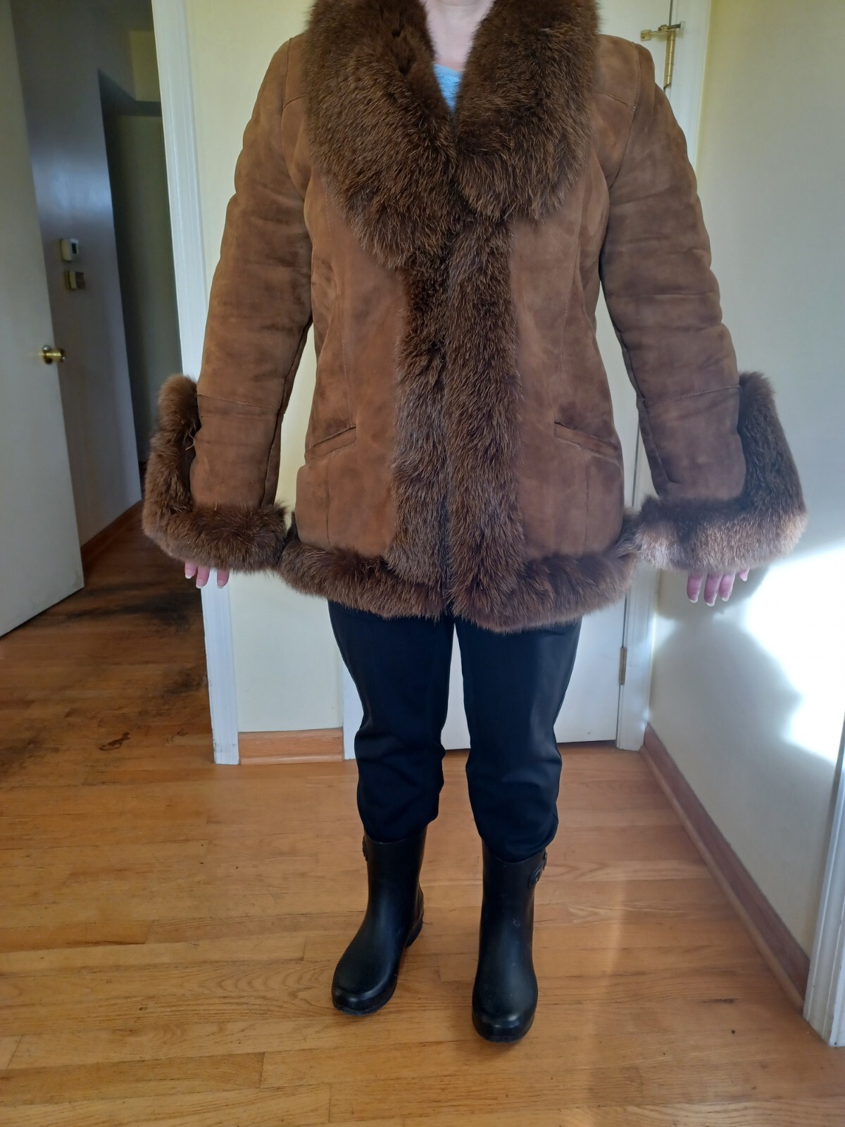 STUNNING SAGA FOX SELECTED LUXURY Pelegrino Italy M-L SIZE