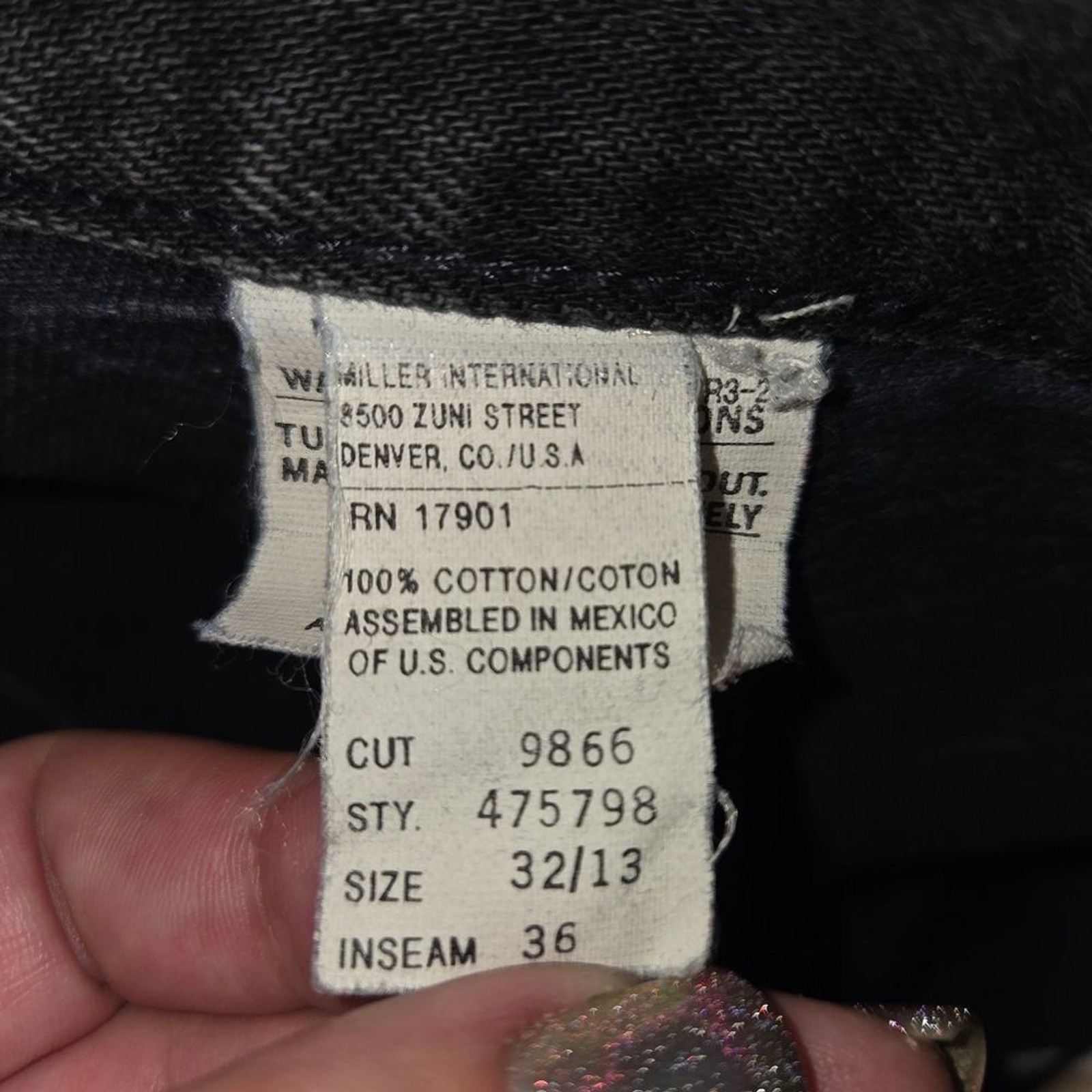 Rocky Moutain Vintage Blue High Waist Denim Jeans Size 32/13