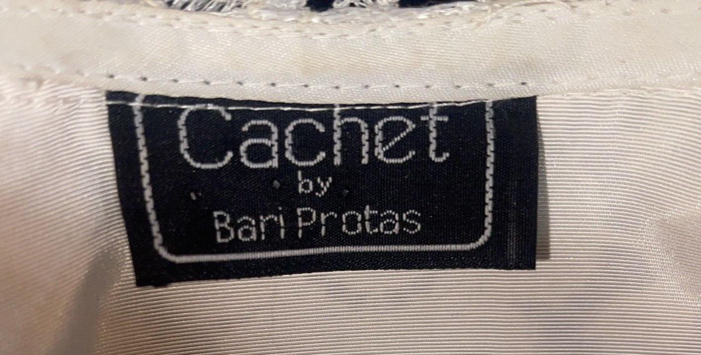 VTG Cachet By Bari Protas Layered Lace Top Jacket Size 5-6 Victorian STUNNING