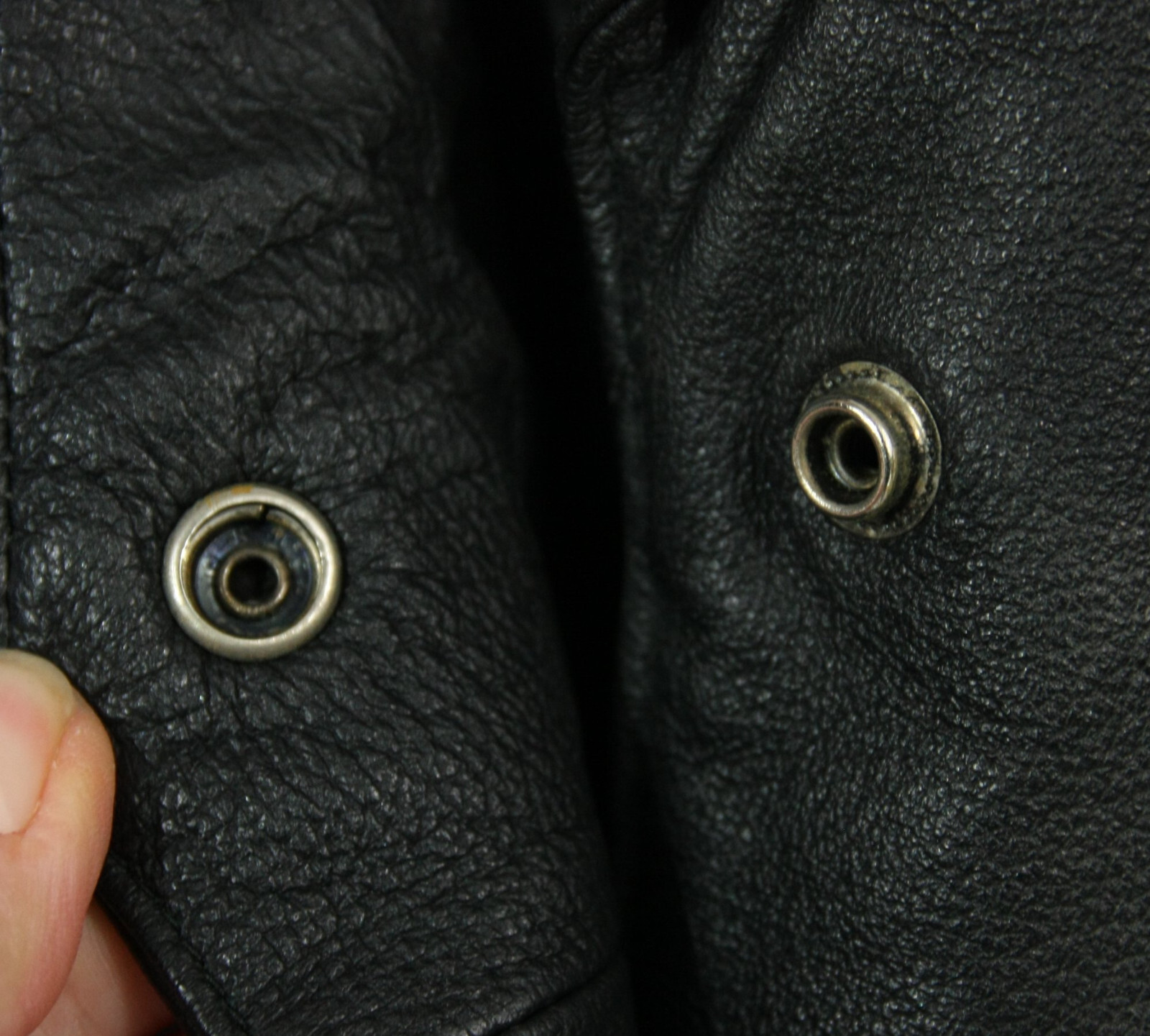 Vintage Wilsons Leather Paisley Dolman Sleeve Thinsulate Overcoat Coat Black M