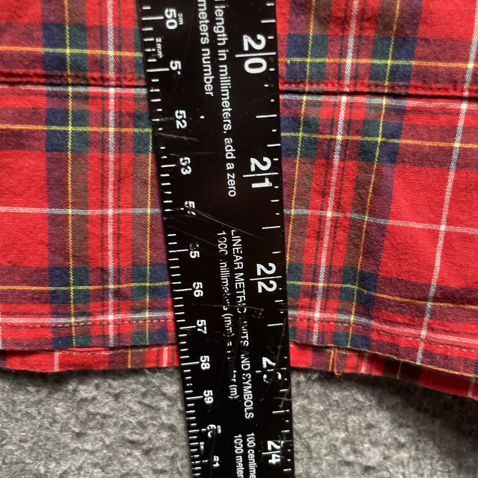 Vintage Tommy Hilfiger Jacket Mens Medium Anorak Hoodie Plaid 1/4 Zip 90s Cotton