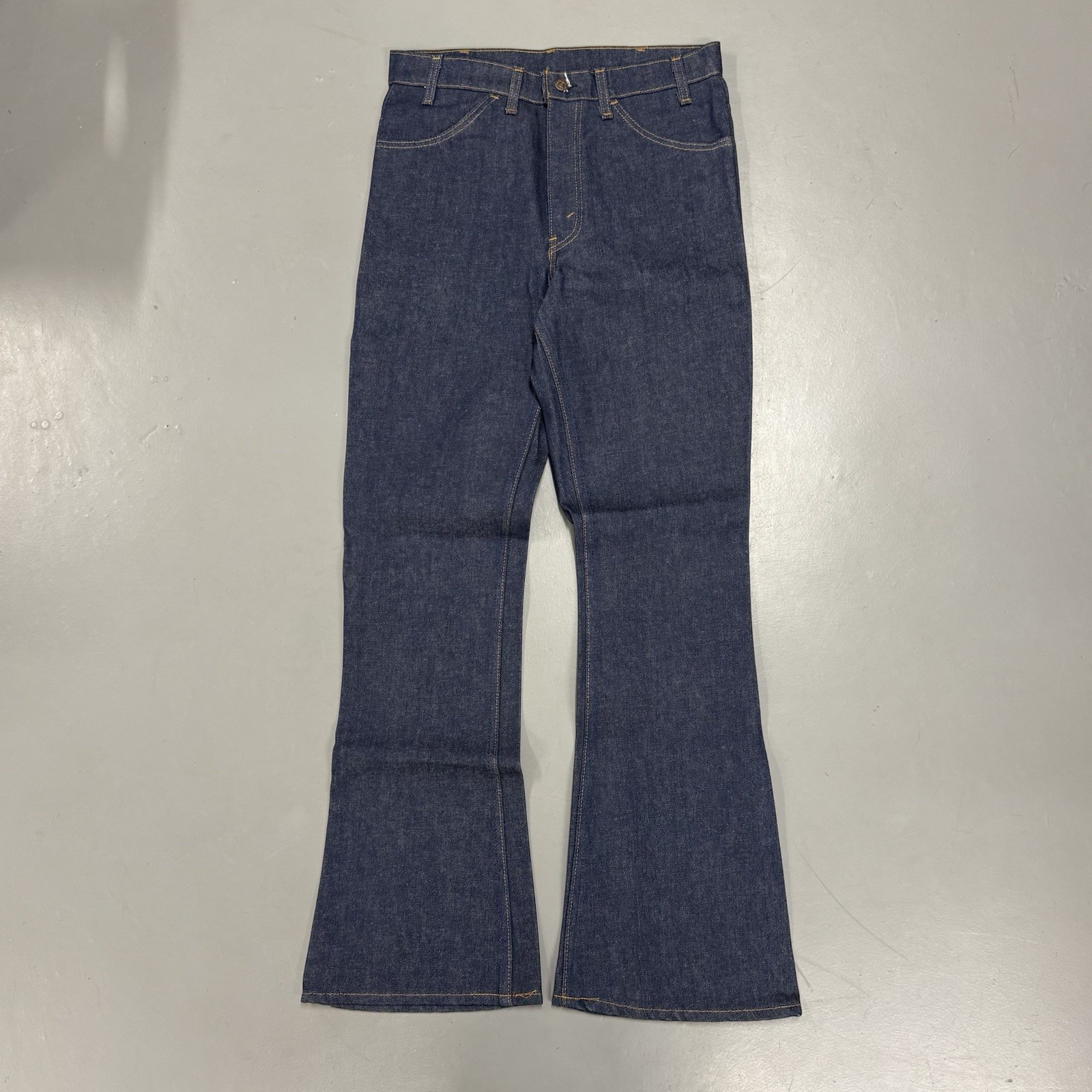 Levi’s Dark Indigo 646 Flare Bell Bottom Vintage 70s NOS No Wash