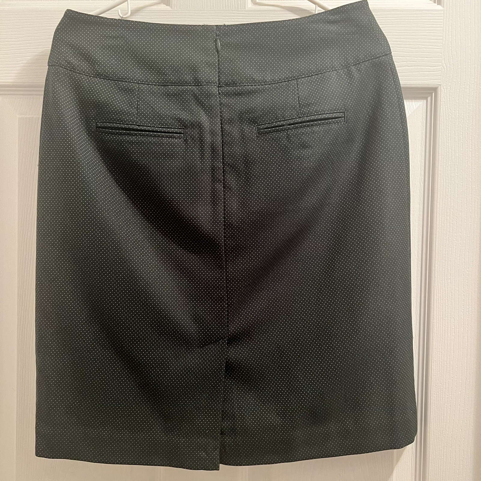 worthhington skirt green whit dot RN#93677