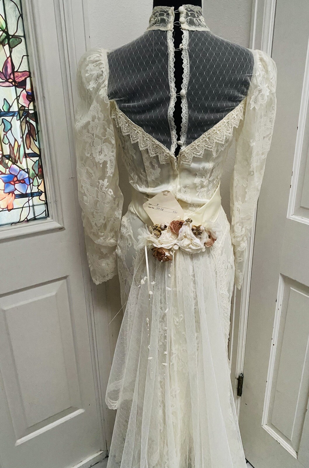 New WT 1970’s Susan Lane’s Country Elegance Victorian Wedding Dress 8
