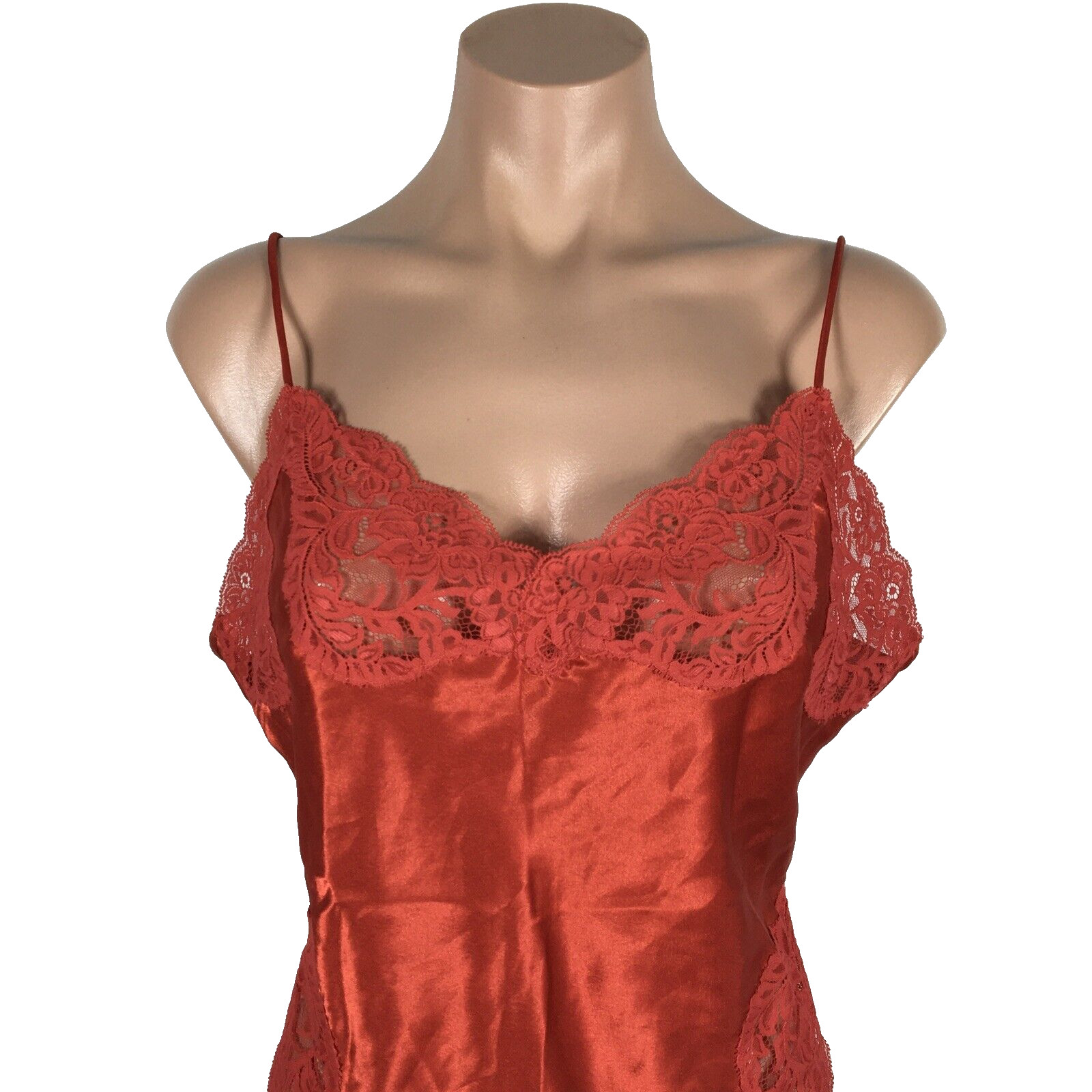 Wonder Maid Non Cling Teddie Adj Straps Lots of Lace Snap Crotch ILGWU 32 L VTG