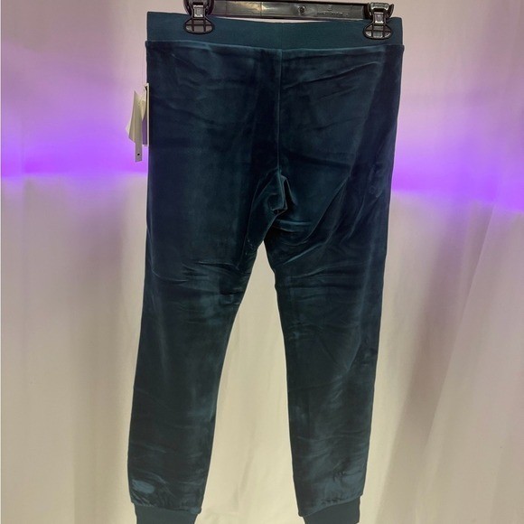 Juicy Couture Black Label Velour Joggers Petrol Teal Size S NWT