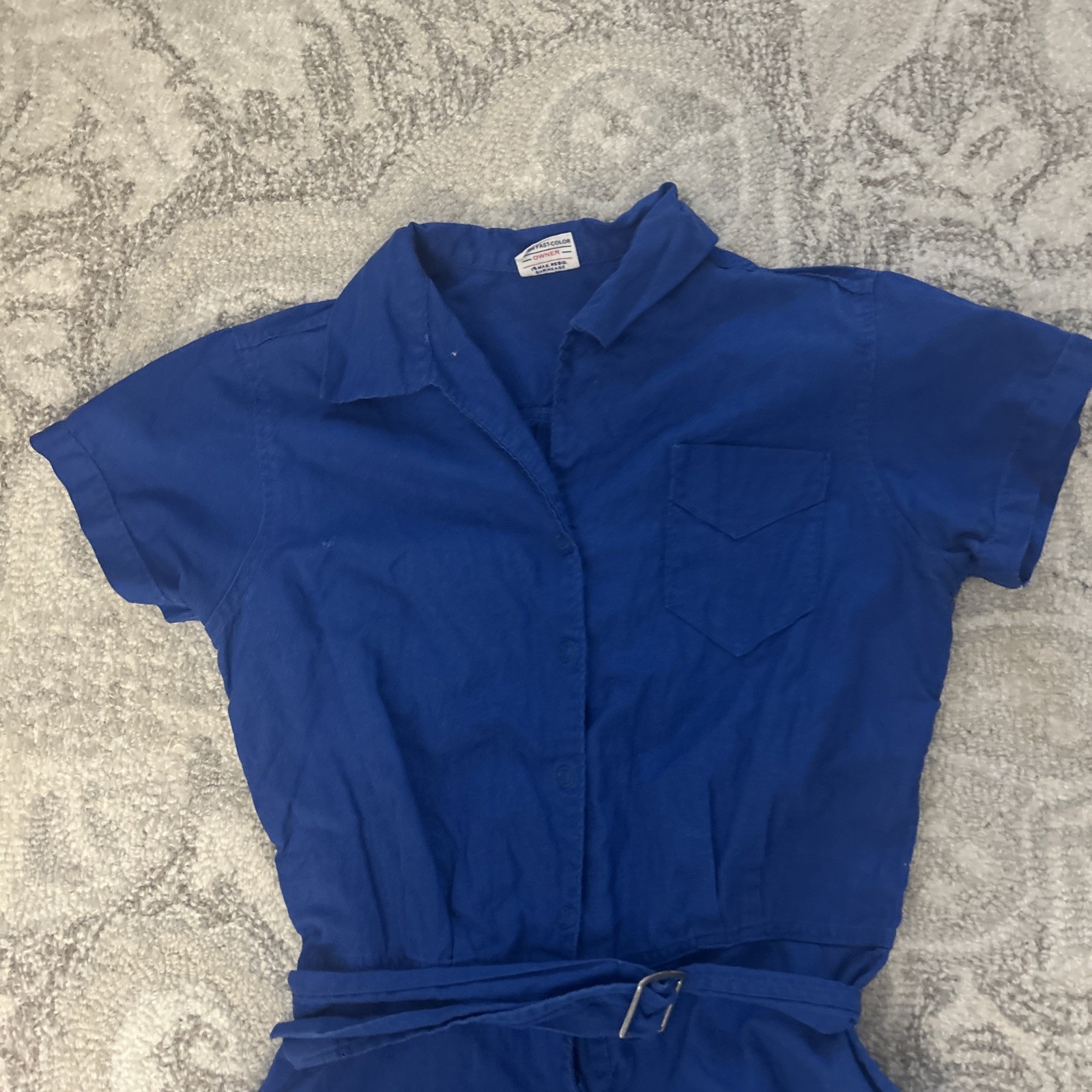 Vintage 1950’s It’s A Moore Gym Suit Bloomer Belted Romper Size 14